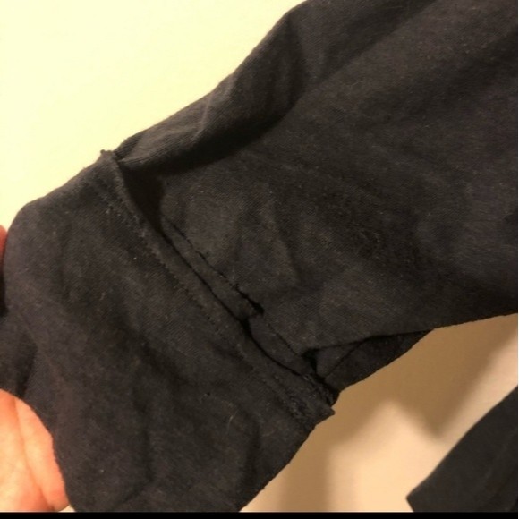 Navy Blue American Eagle Cowl Neck Top - Picture 12 of 15